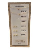 Orecchini Demetra Donna ESSENTIAL in Oro giallo Diamante 021Q.002.Y